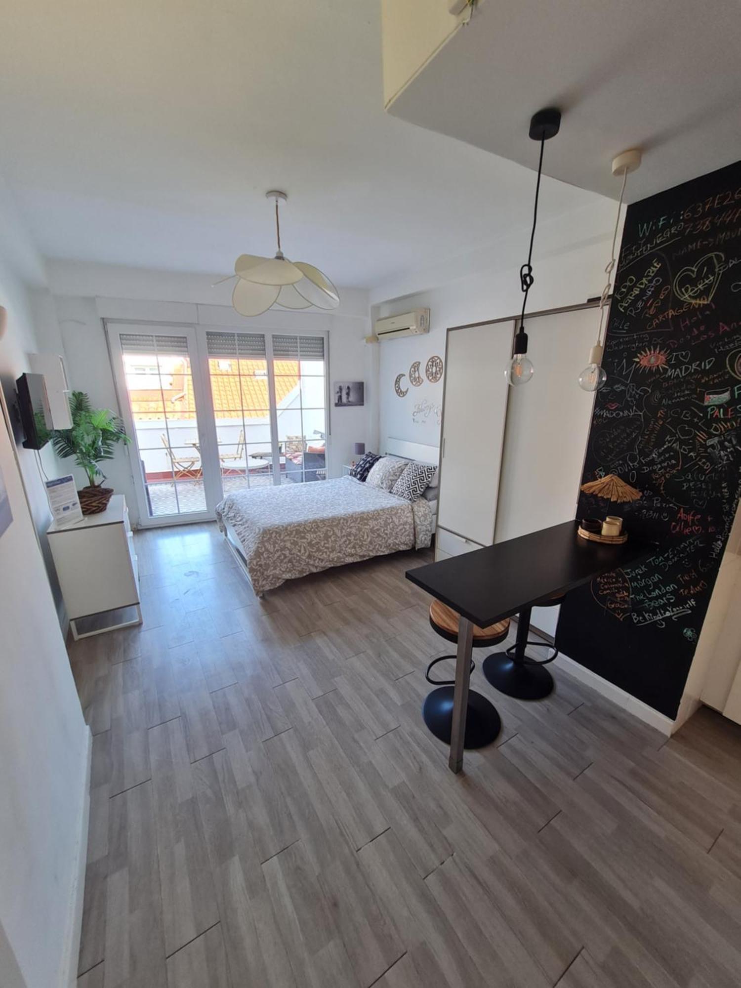 Espectacular Loft Con Terraza Apartment Madrid Bagian luar foto